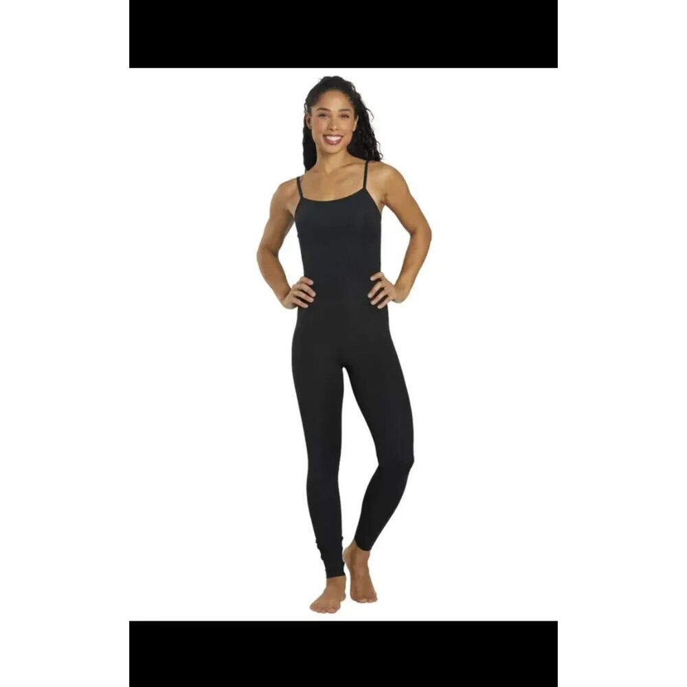 GIRLFRIEND COLLECTIVE CAMI UNITARD MIDNIGHT NAVY BLUE SIZE XL